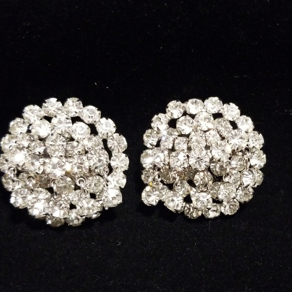 Vintage earrings, clip on